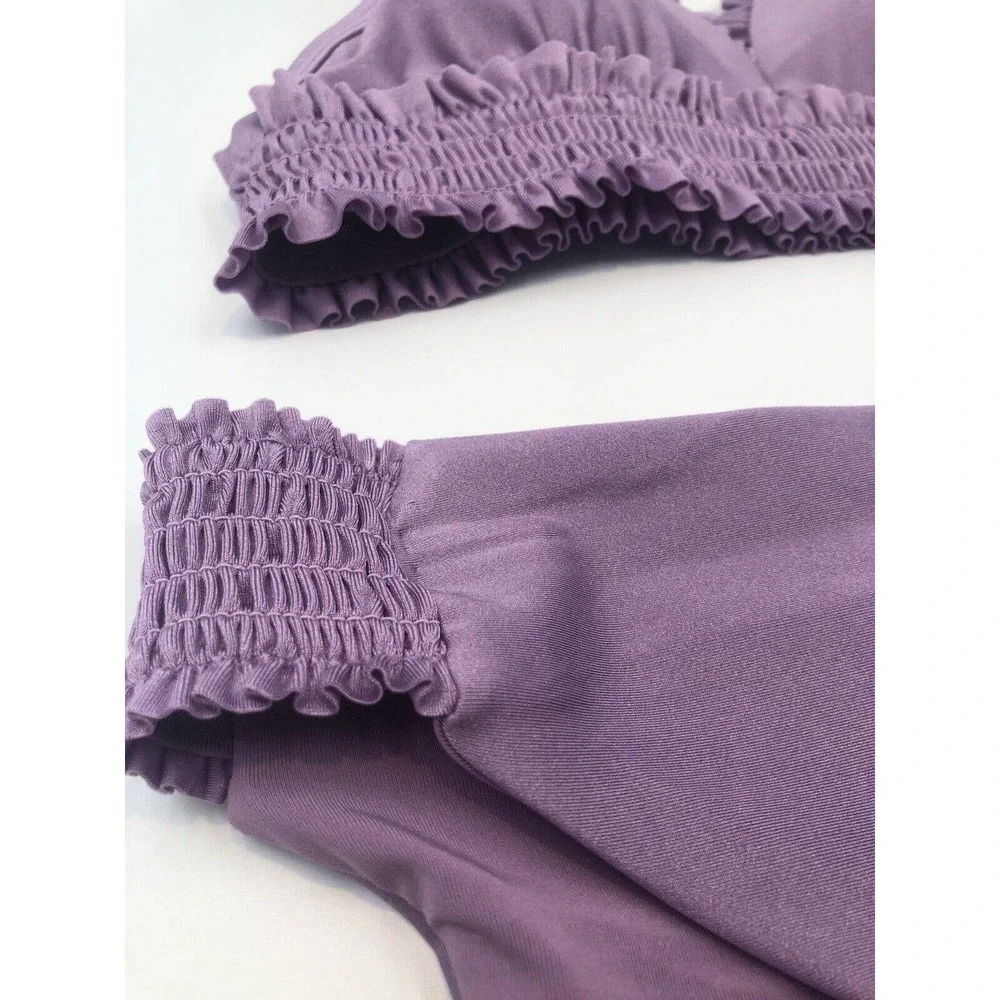 Chelsea & Violet Bathing Suit Girl’s 16 Purple Two-Piece‎ Swim Suit Bikini NWT